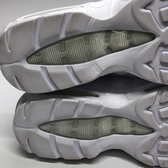 Mens Nike AirMax 95 Essential White CT1268-100 USED Size 10 - Picture 7 of 12